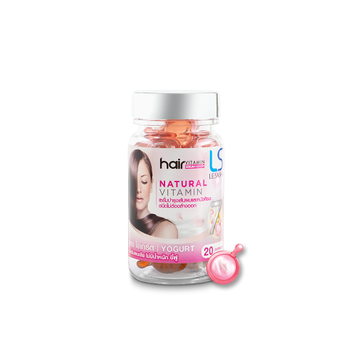 Капсули для волосся Lesasha Hair Serum Vitamin з йогуртом, в баночці 20 шт